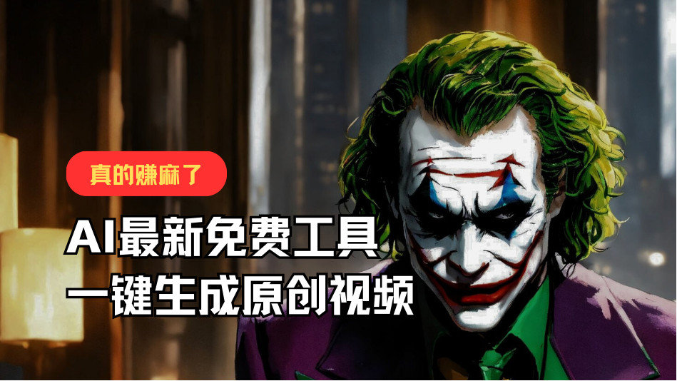 最新免费AI工具，一键生成原创视频，佛系搬运，轻松月入10000+！ - 福缘创业网