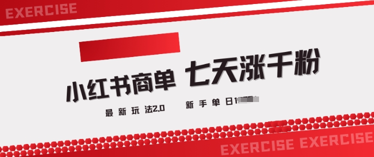 小红书商单2.0最新玩法，3天涨千粉单日变现多张 - 冒泡网赚