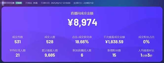 靠不露脸读稿子直播，日入5000+，普通人直播带货的新风口，抖音破价直...