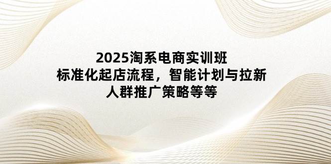 2025淘系电商实训班：标准化起店流程，智能计划与拉新，人群推广策略等等 - 福缘创业网