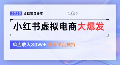 小红书虚拟电商项目，平台大力免费流量扶持，低门槛1拖3玩法 - 冒泡网赚