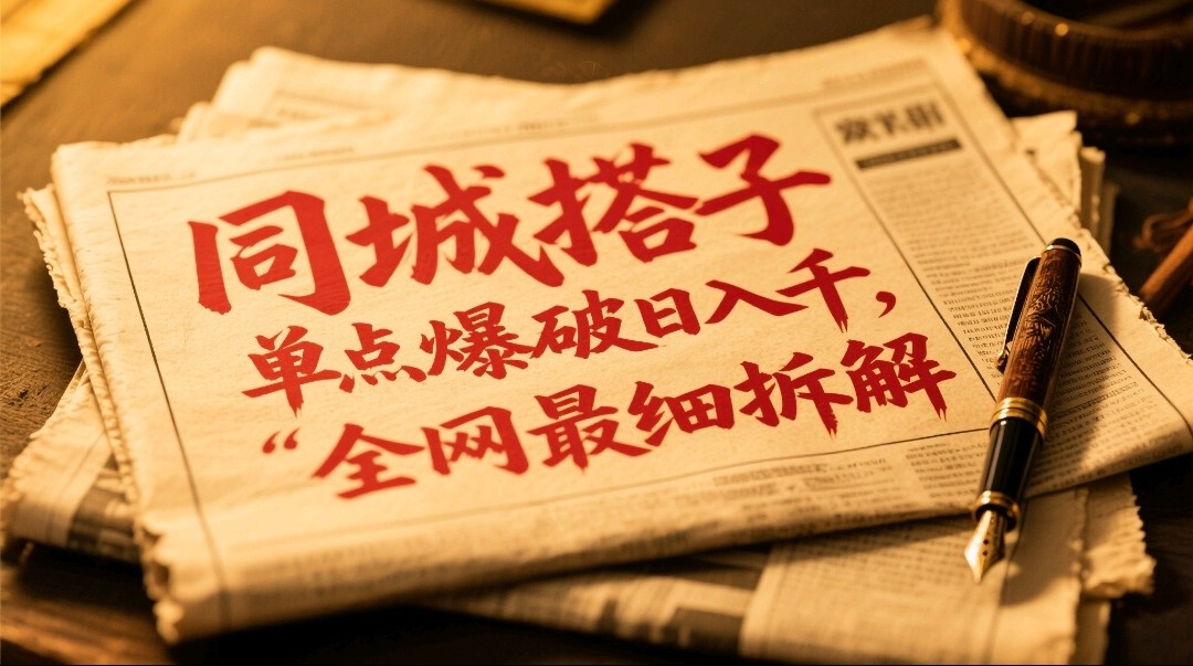同城搭子群19.9单点爆破日入千，搭子组局月入万，全网最细拆解 - 福缘创业网