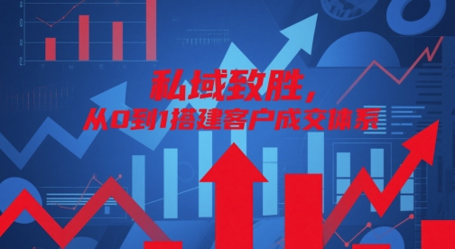 私域致胜，从0到1搭建客户成交体系 - 冒泡网赚