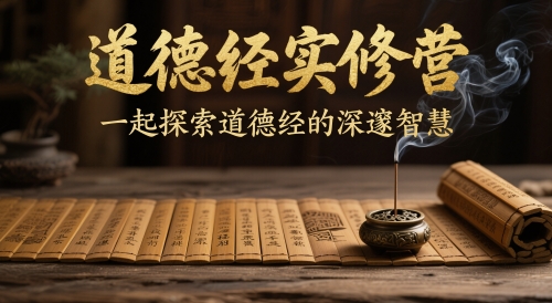 道德经实修营，一起探索道德经的深邃智慧 - 冒泡网赚