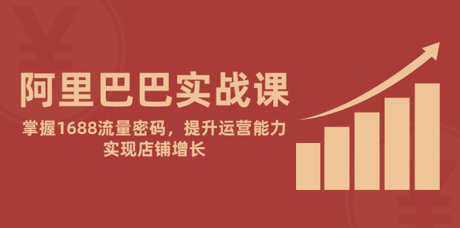 阿里巴巴实战课：掌握1688流量密码，提升运营能力，实现店铺增长 - 中创网