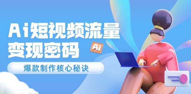 Ai短视频流量密码，爆款制作核心秘诀，120万案例深度解析 - 福缘创业网
