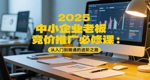 2025中小企业老板竞价推广必修课：从入门到精通的进阶之路 - 冒泡网赚