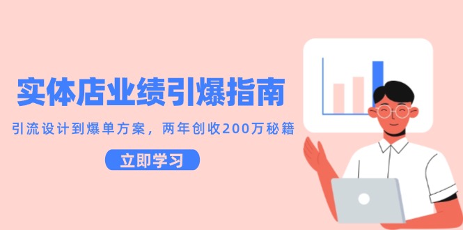 实体店业绩引爆指南，引流设计到爆单方案，两年创收200万秘籍 - 福缘创业网