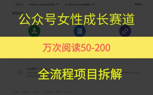 公众号女性赛道，最近爆火系列，条条作品阅读量10w+ - 冒泡网赚