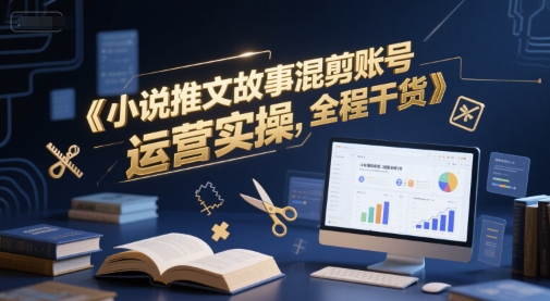 小说推文故事混剪账号运营实操，全程干货 - 冒泡网赚