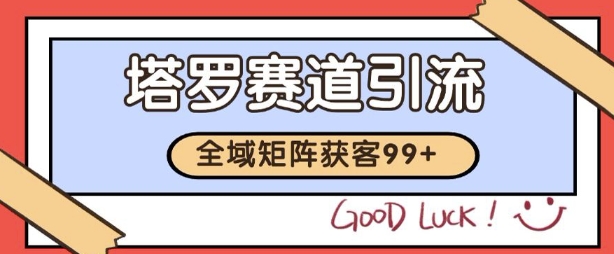 小红书某音塔罗赛道引流获客 自热矩阵日引200+ - 冒泡网赚