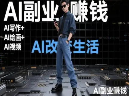 AI改变生活（Ai写作+AI绘画+Ai视频），AI副业挣钱 - 冒泡网赚