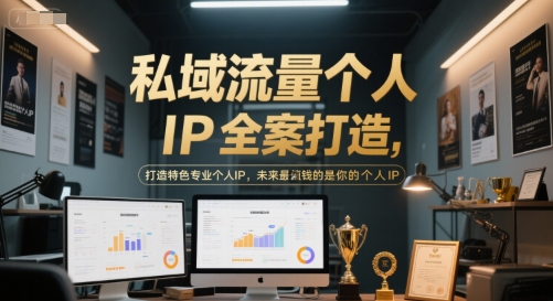 私域流量个人IP全案打造，打造特色专业个人IP，未来最值钱的是你的个人IP - 冒泡网赚