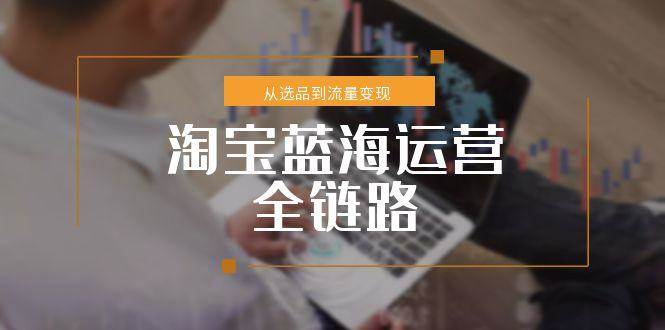 淘宝蓝海运营全链路，从选品到流量变现，小类目突围完整方案 - 福缘创业网