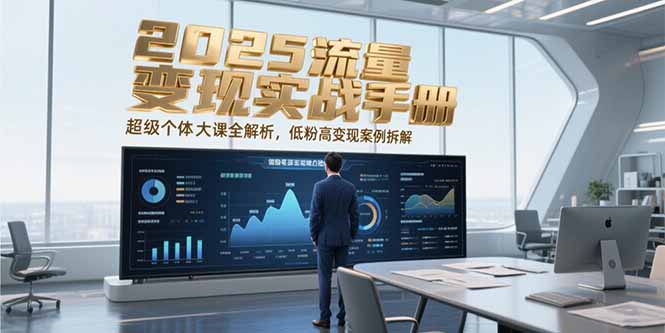 2025流量变现实战手册，超级个体大课全解析，低粉高变现案例拆解 - 中创网