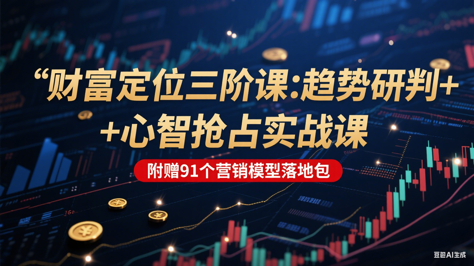 财富定位三阶课：趋势研判 + 心智抢占实战课，附赠91个营销模型落地包 - 福缘创业网