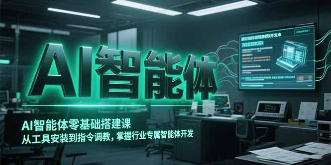 AI智能体零基础搭建课，从工具安装到指令调教，掌握行业专属智能体开发... - 中创网