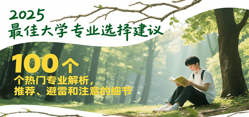 2025最佳大学专业选择建议，100个热门专业解析，推荐、避雷和注意的细节 - 福缘创业网