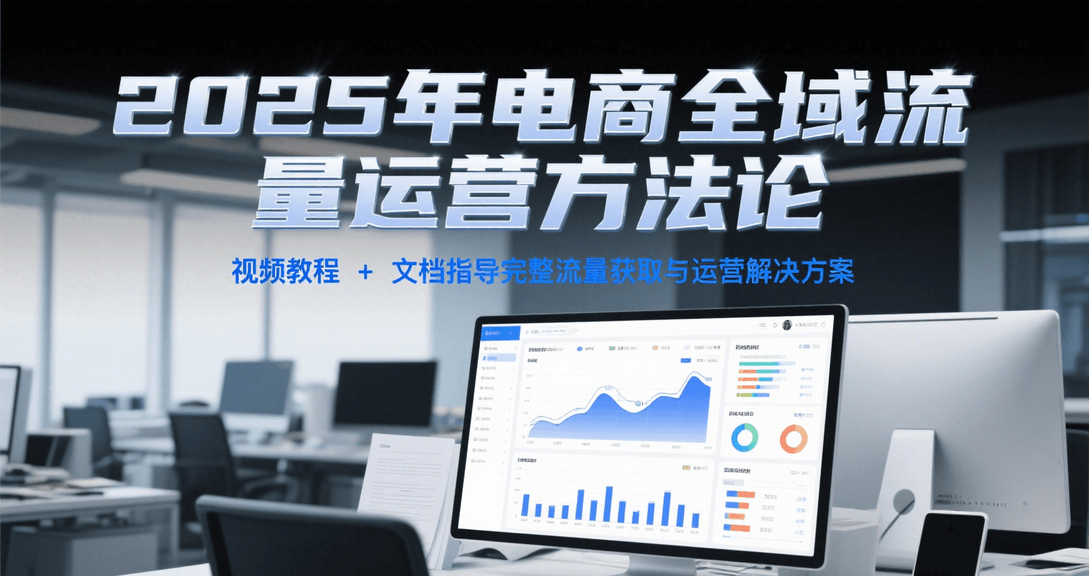 2025年电商全域流量运营方法论，视频教程+文档指导完整流量获取与运营解决方案 - 福缘创业网
