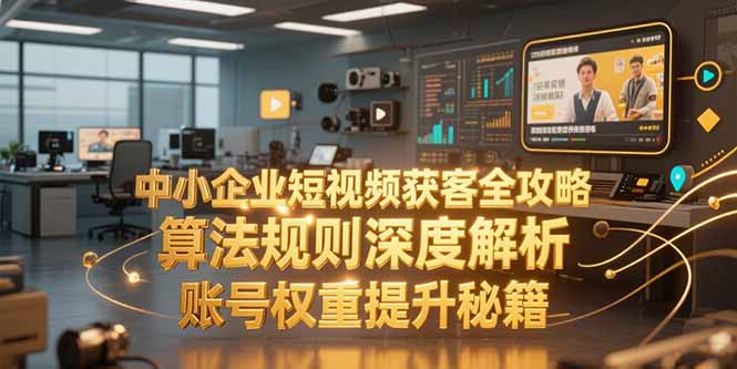 中小企业短视频获客全攻略，算法规则深度解析，账号权重提升秘籍 - 中创网