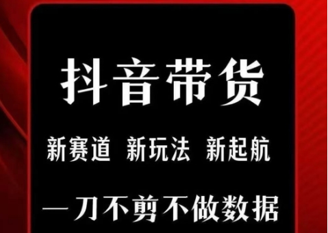 抖音短视频一刀不剪带货，不剪辑，不直播，每天发个视频，等着出单获取带货佣金 - 冒泡网赚