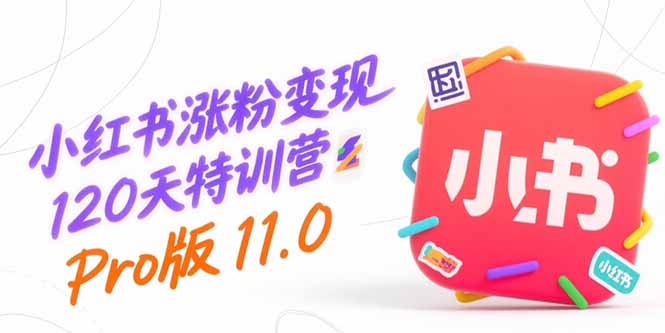 小红书涨粉变现120天特训营Pro版11.0：从0到1掌握平台运营,内容制作和变现 - 中创网
