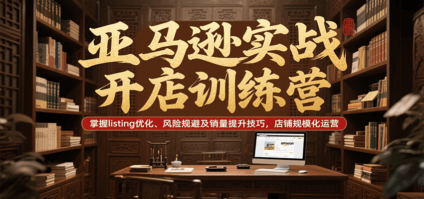 亚马逊实战开店训练营，掌握listing优化、风险规避及销量提升技巧，店铺规模化运营 - 福缘创业网