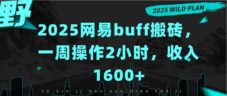 2025网易buff搬砖，一周操作2小时，收入1600+ - 中创网