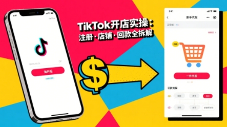 TikTok从开店到投流的进阶课，从基础实操到高阶技巧一网打尽 - 冒泡网赚