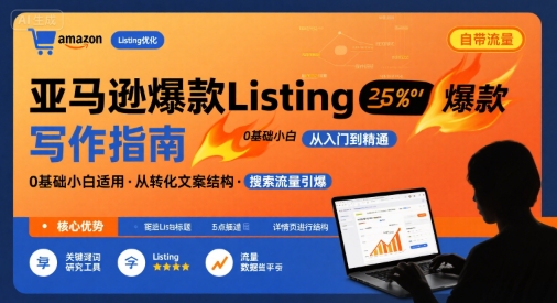 亚马逊爆款Listing写作方法，亚马逊0基础小白也能写爆款自带流量的Listing - 冒泡网赚