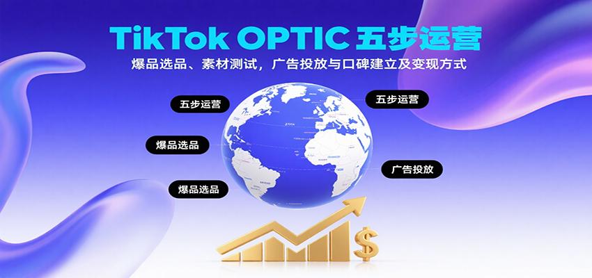 TikTok OPTIC五步运营，爆品选品、素材测试，广告投放与口碑建立及变现方式 - 福缘创业网