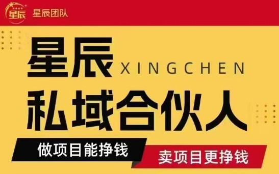 全网首发星辰私域项目合集，最新实操玩法，短期快速实现变现 - 冒泡网赚