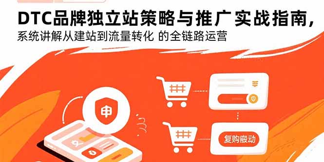 DTC品牌独立站策略与推广实战指南，系统讲解从建站到流量转化的全链路运营 - 中创网