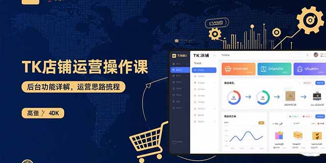 TK店铺运营实操课：后台功能详解，商品上架流程，运营思路拆解 - 中创网