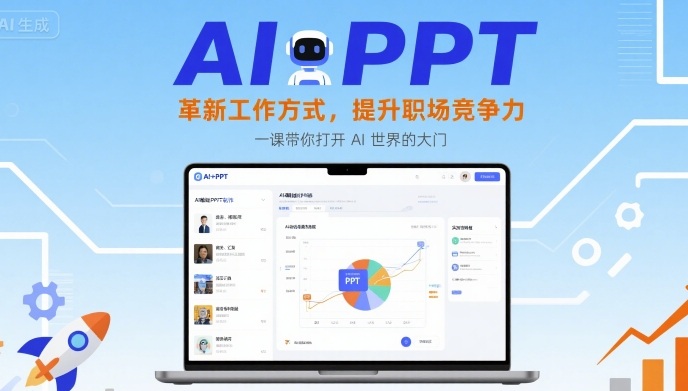 AI+PPT：革新工作方式，提升职场竞争力，一课带你打开 AI 世界的大门 - 冒泡网赚