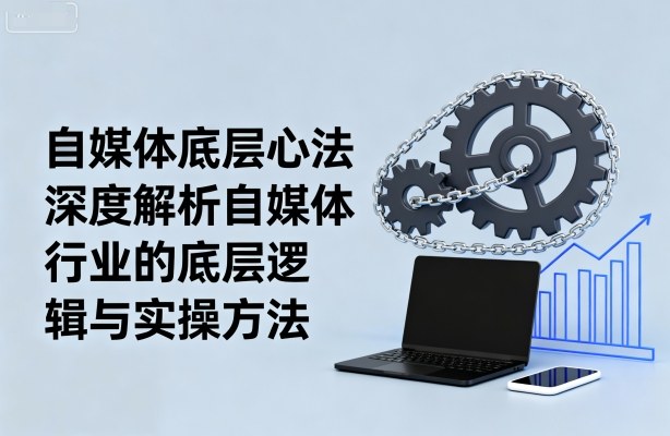 自媒体底层心法，深度解析自媒体行业的底层逻辑与实操方法 - 冒泡网赚