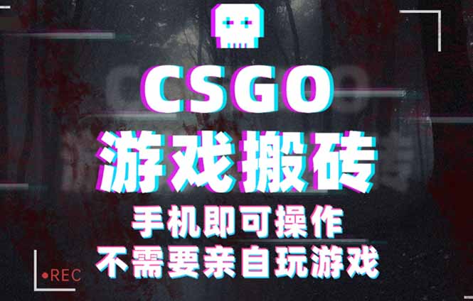 CSGO游戏挂机捡漏，单日扫货500+，年底小高峰上车可吃肉，手机即可操作... - 中创网