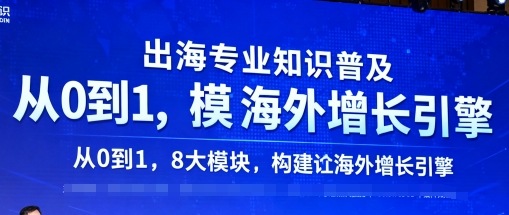 出海专业知识普及，从0到1，8大模块构建你的海外增长引擎 - 冒泡网赚