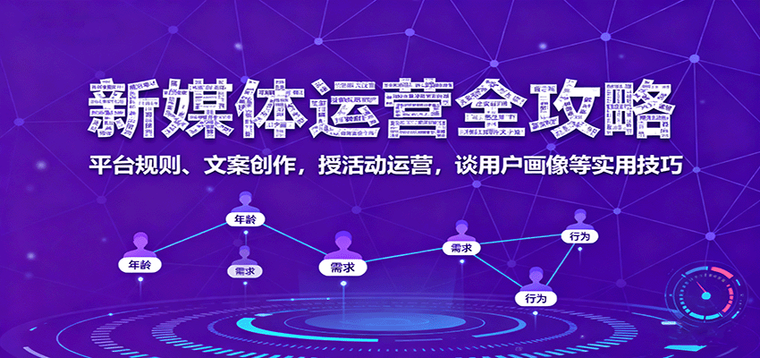 新媒体运营全攻略：平台规则、文案创作，授活动运营，谈用户画像等实用技巧 - 福缘创业网