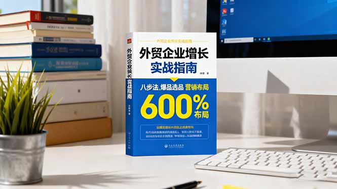 外贸企业增长实战指南,八步法、爆品选品、营销布局,业绩增长300%-紫橙网创项目网