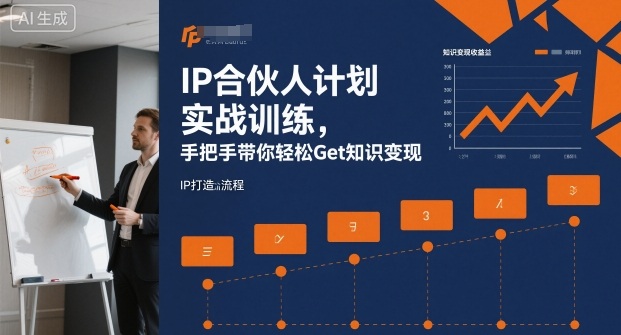 IP合伙人计划实战训练，手把手带你轻松Get知识变现 - 冒泡网赚
