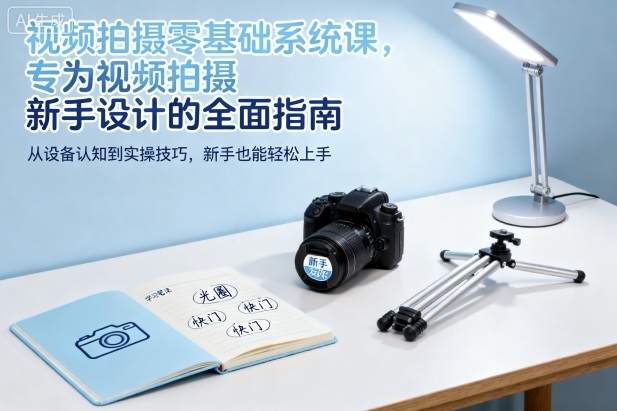 视频拍摄零基础系统课,专为视频拍摄新手设计的全面指南-紫橙网创项目网