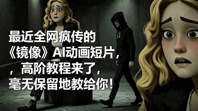 最近全网疯传的《镜像》AI动画短片,高阶教程来了,毫无保留地教给你!-紫橙网创项目网