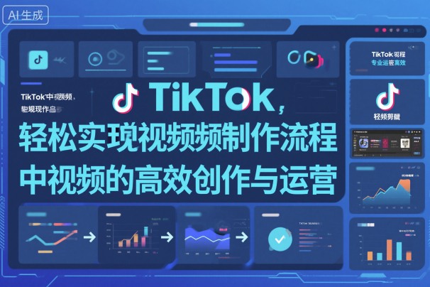 TikTok中视频制做流程,轻松实现Tk中视频的高效创作与运营-紫橙网创项目网
