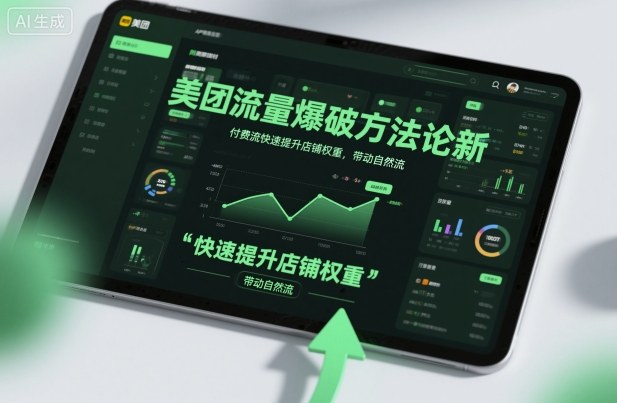 美团流量爆破方法论,付费流快速提升店铺权重,带动自然流-紫橙网创项目网