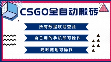 CSGO全自动搬砖,年底钱回家好项目,当天可拿到结果,新手小白轻松月入1W+-紫橙网创项目网
