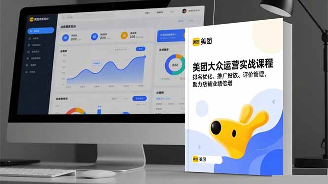 美团大众运营实战课程，排名优化、推广投放、评价管理，助力店铺业绩倍增-紫橙网创项目网