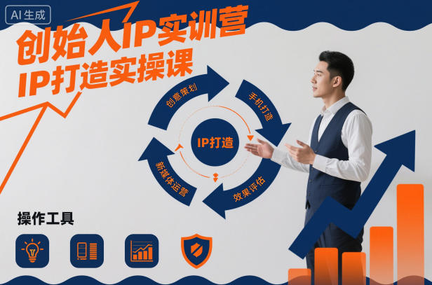 创始人IP实训营,IP打造实操课-紫橙网创项目网