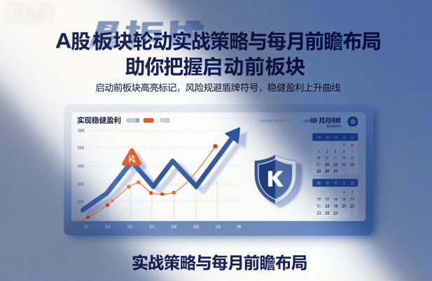 A股板块轮动实战策略与每月前瞻布局，助你把握启动前板块，规避风险，实现稳健盈利 - 冒泡网赚