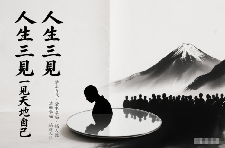人生三见一见天地见众生见自己，活出自我拥有清晰幸福人生，搞透人性-紫橙网创项目网